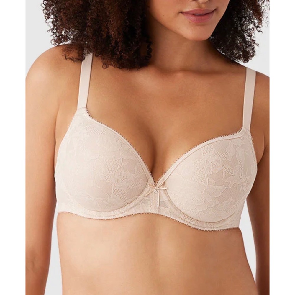 Wacoal Lace Finesse T-Shirt Bra Underwire Bra 853201 Sand Beige 36DD
